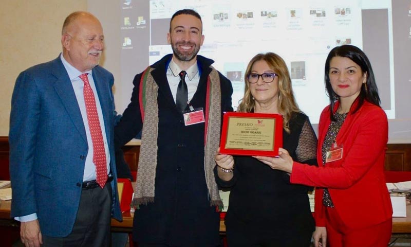 Michi Grassi Premiato Alla Camera Dei Deputati Per La Sua Eccellente